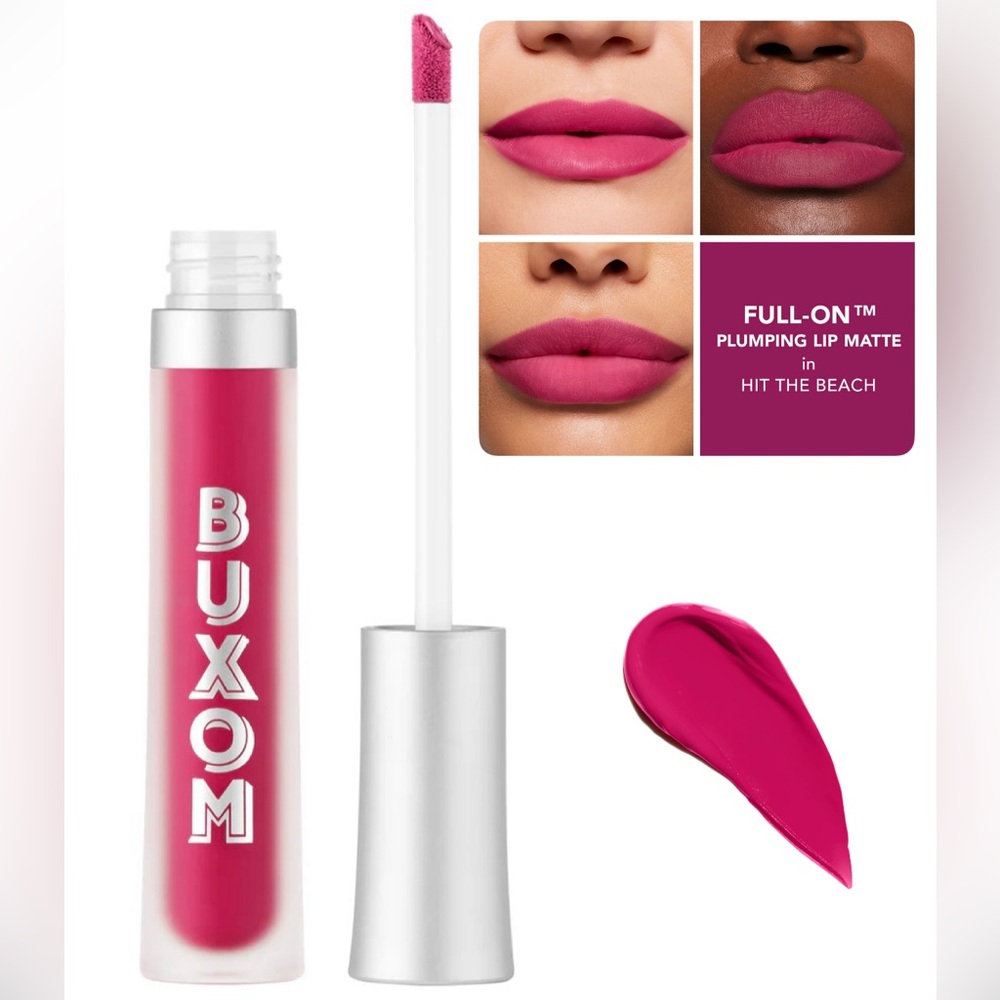 BUXOM Full On Plumping Lip Matte in HIT THE BEACH 0.14 fl oz - Full Size - NIB